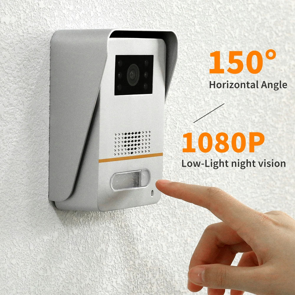 Karmen Video Doorbell Intercom 1080P Wide-Angle Touch Screen
