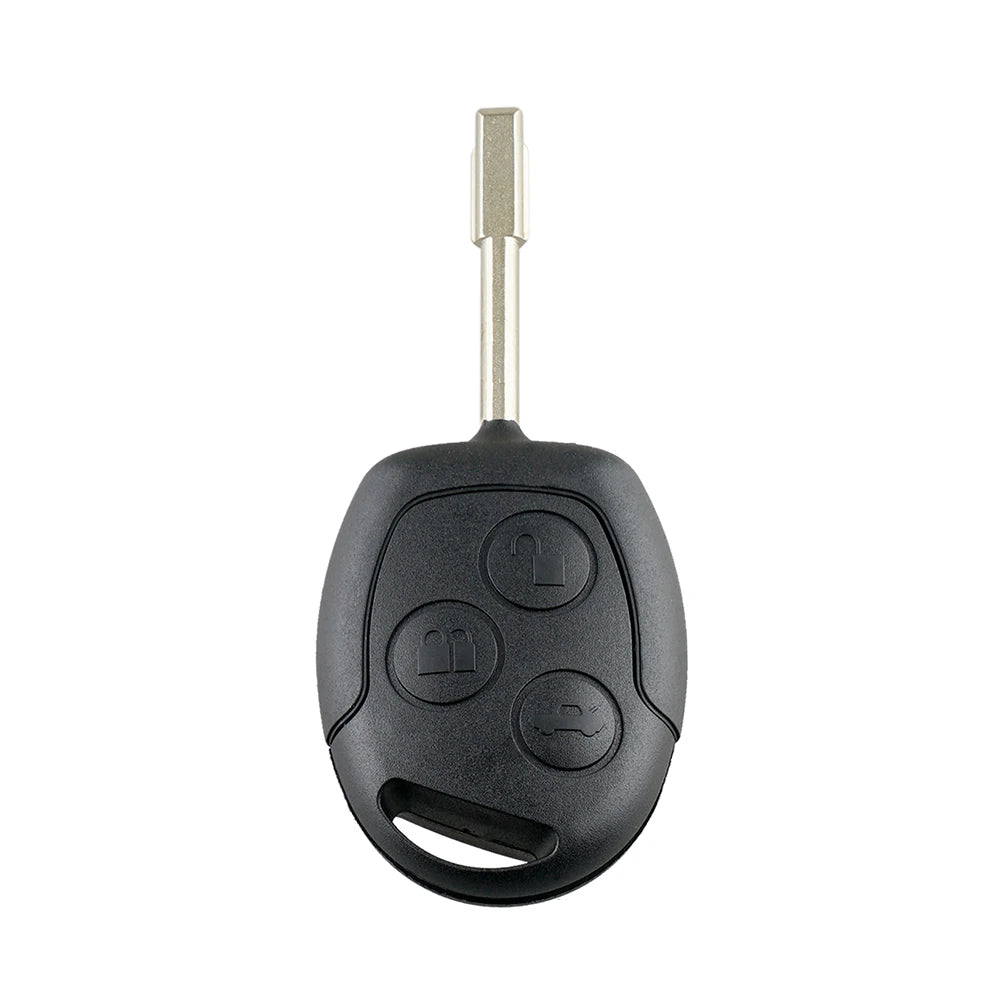 Pre Ford Fiesta MK6 2002-2008 kľúčový ovládač 433MHz 80Bit 4D63 transpondérový čip s batériou, bezkľúčový vstup, odolný, ergonomický dizajn, stabilný signál, dlhý dosah, ľahká programovateľnosť, náhradný