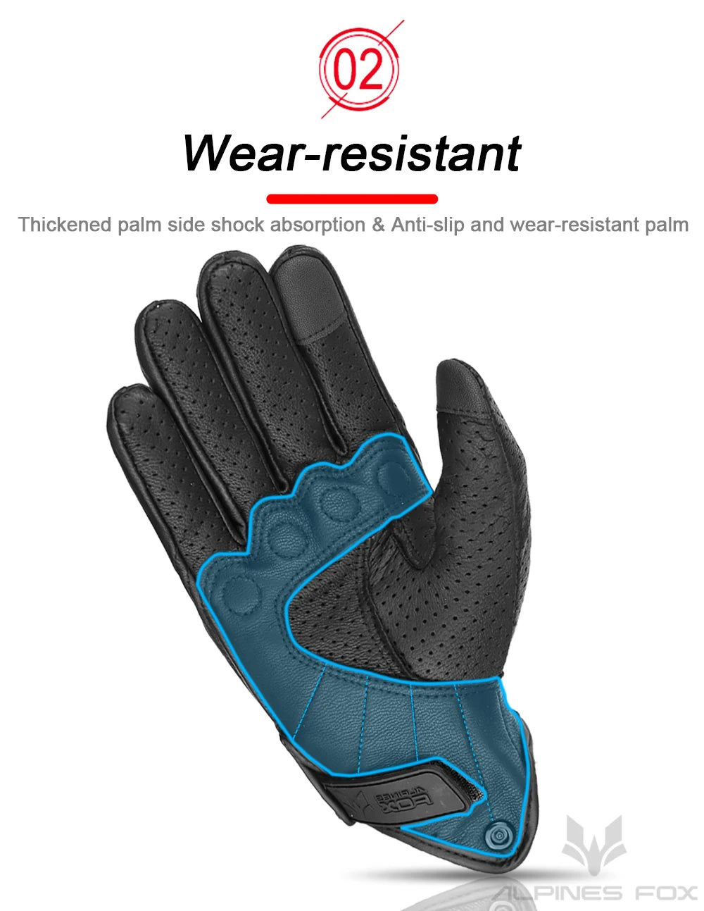 2023 Summer New Vintage Leather Motorcycle Gloves Men Black Wear-resistant Guantes Touchscreen Anti-slip Retro Motobiker Luvas 