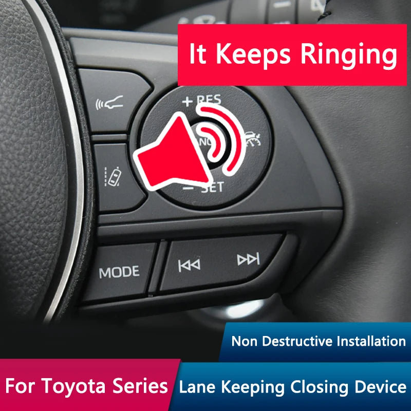 QHCP Car LKA Lane Keeping Closing Device Assist Zubehör Für Toyota Camry 18-23 RAV4 23+ Highlander Kluger Hariier Venza 22+