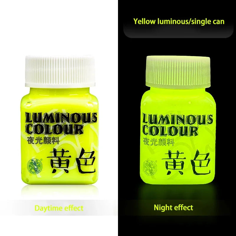 58ML Fluorescent Acrylic Pigment – Glow in the Dark