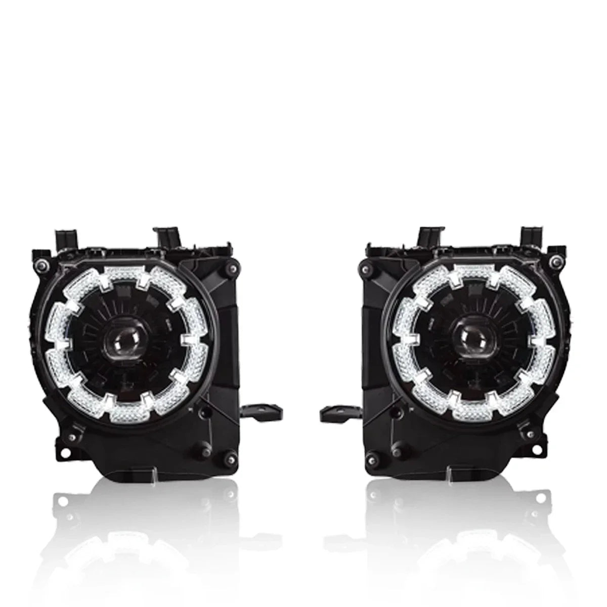 Upgrade faruri LED pentru Toyota Land Cruiser LC76 2024 cu DRL