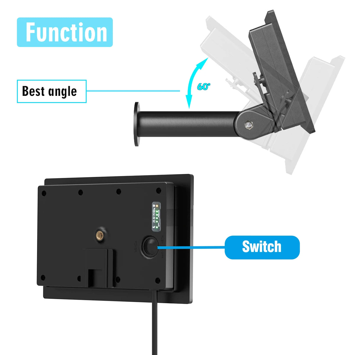 4W Solar Panel Charger with 5V Output and 18650 Battery Slots