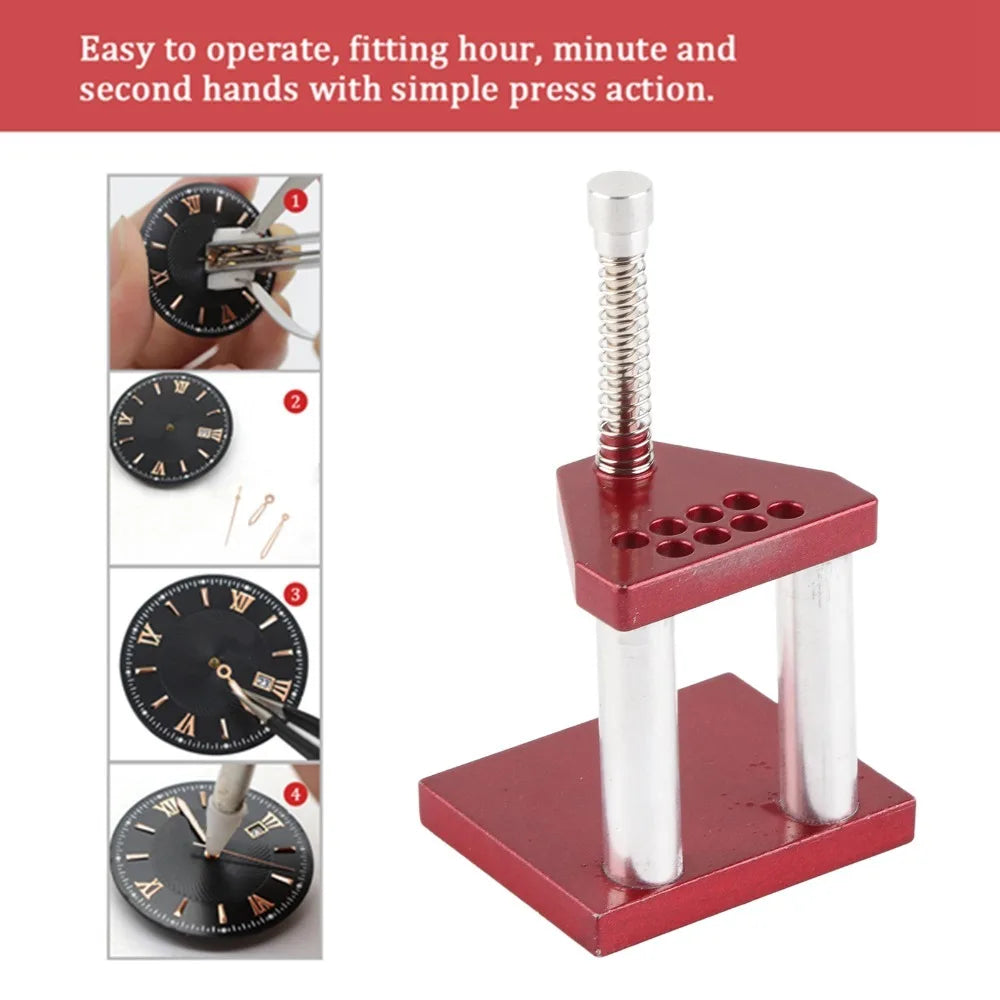 Watch Hand Press with Nine Dies