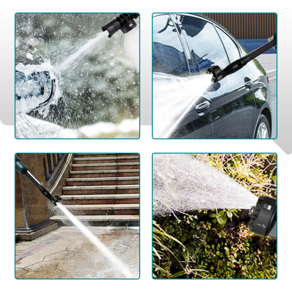 Brushless Electric High Pressure Water Spray Gun 3500W for Makita Battery