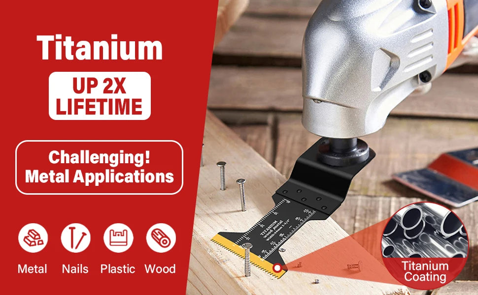 Five-Piece Oscillating Multitool Saw Blade Set