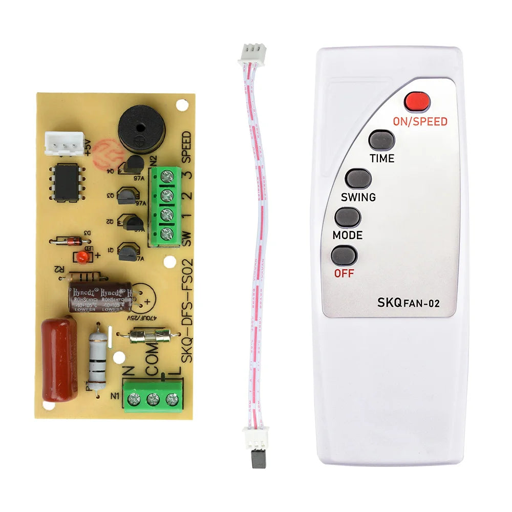 Electric Fan Control Board with Infrared Remote