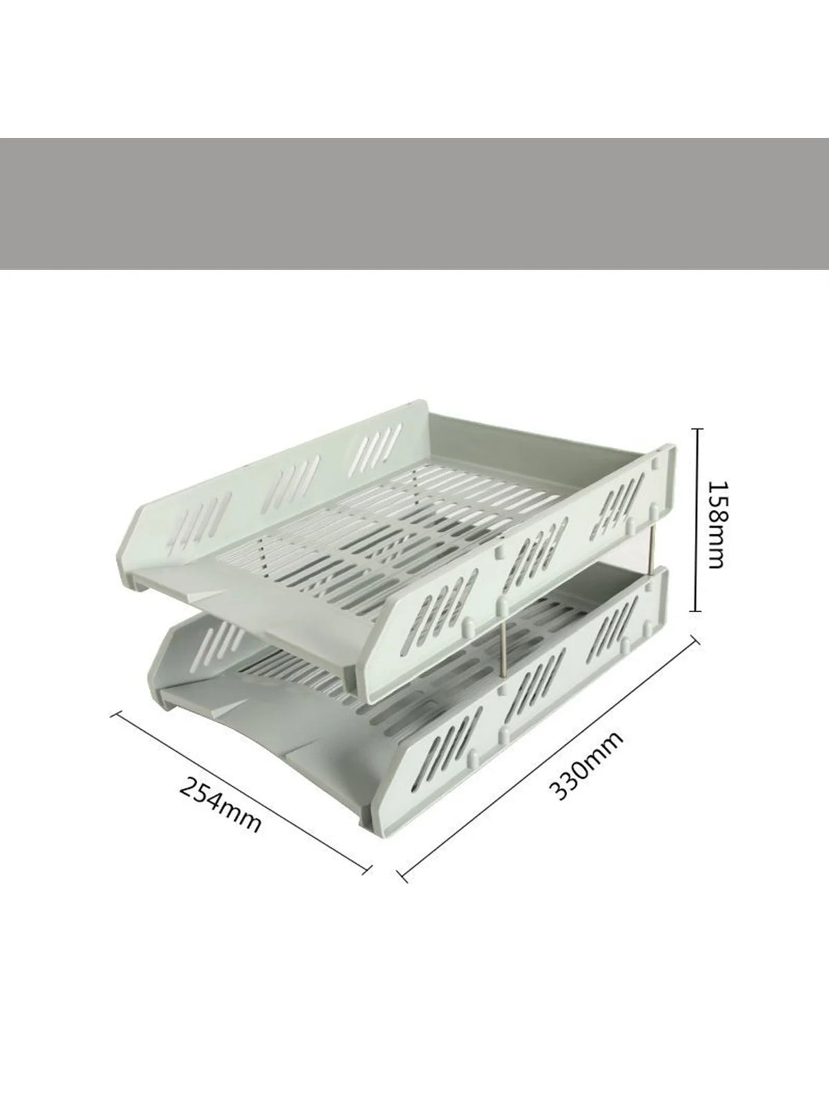 Two-Level A4 Document Tray, Colour Options