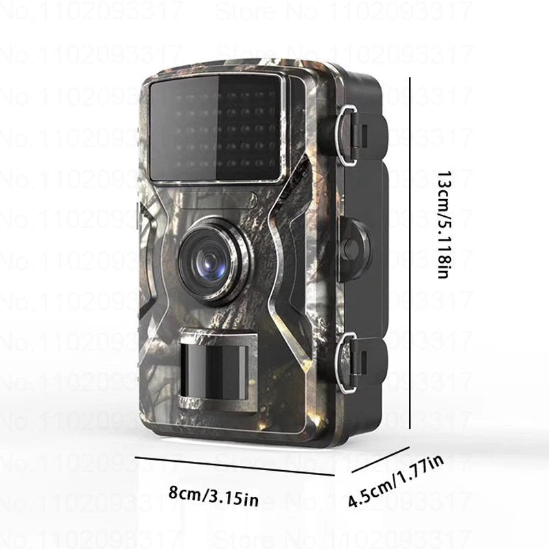 16MP 1080P Infrared Trail Camera for Wildlife Monitoring