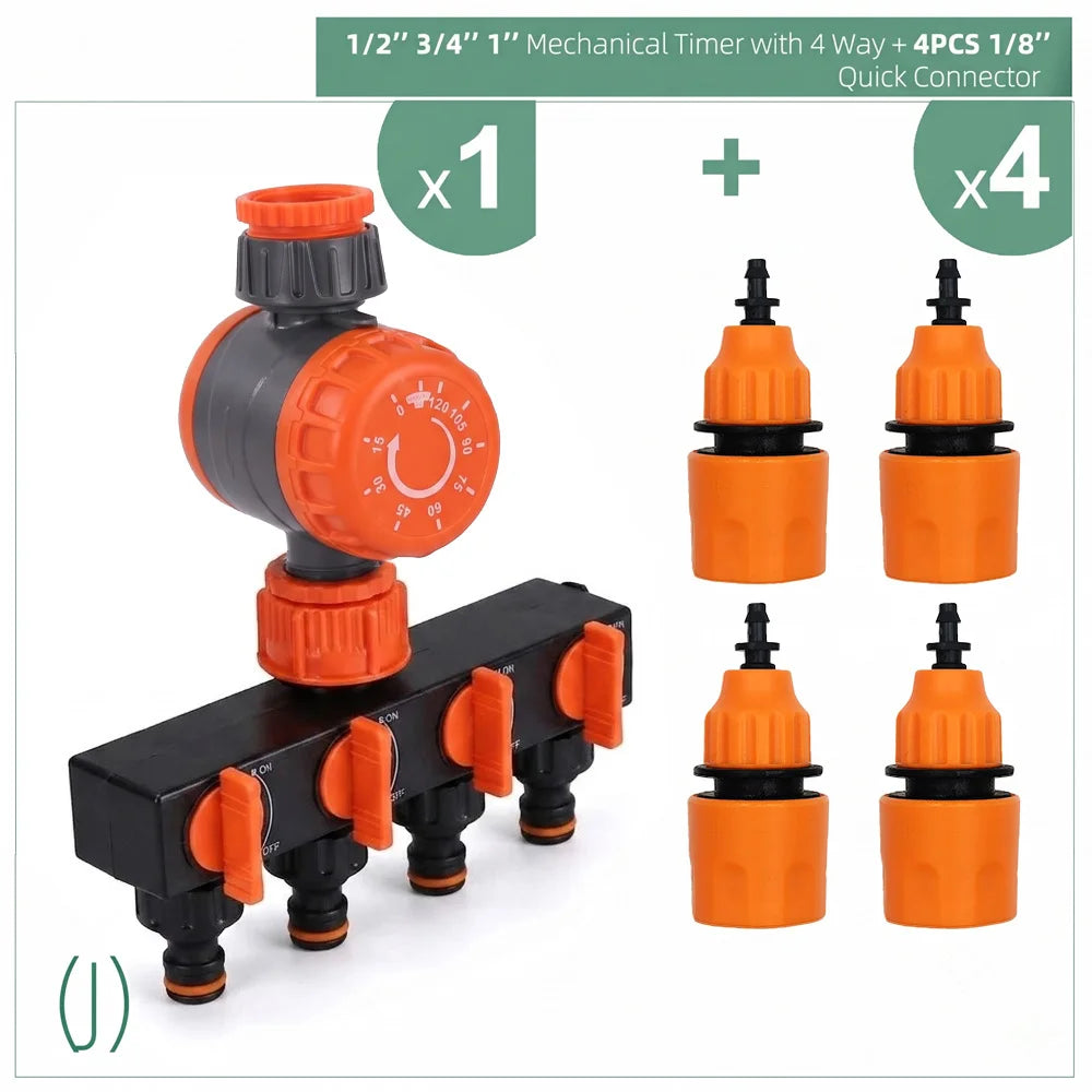 Mechanical Hose Watering Timer, 15–120 Minute Countdown
