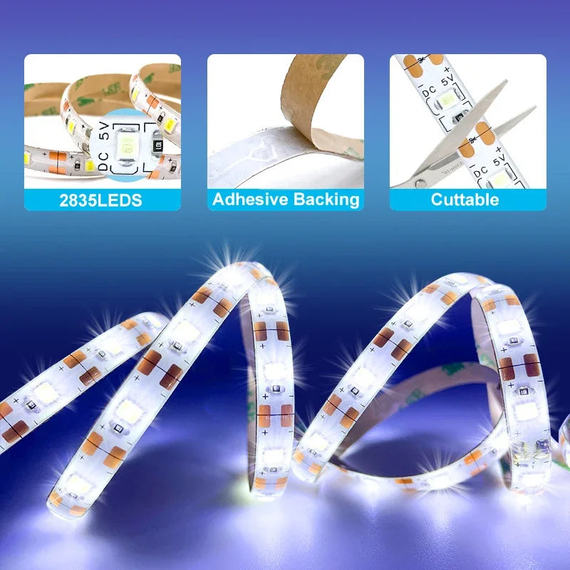Battery Motion-Sensor LED Strip