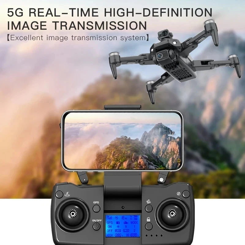 L900 Pro MAX GPS Drone 4K Professional HD Dual Camera 5G Wifi 360° Obstacle Avoidance Brushless Foldable Quadcopter RC Drone Toy 