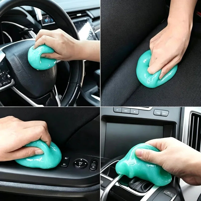 Blue Dust-Cleaning Gel for Vents and Keyboard Gaps