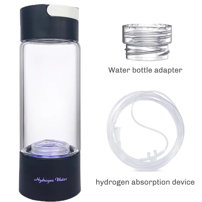 Portable Hydrogen-Rich Water Cup USB Rechargeable 420ml