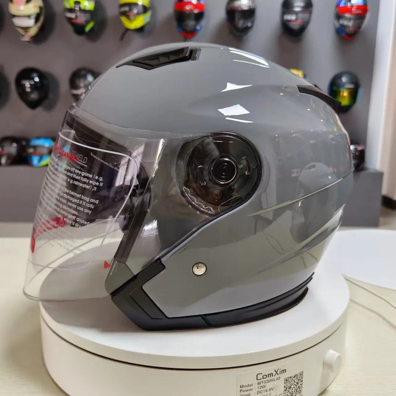 Motorbike Casco Go Kart Scooter Motor Van Motorcycle Dual Lens Vintage Helmets Four Seasons Racing Half Helmets Casque Helmet 