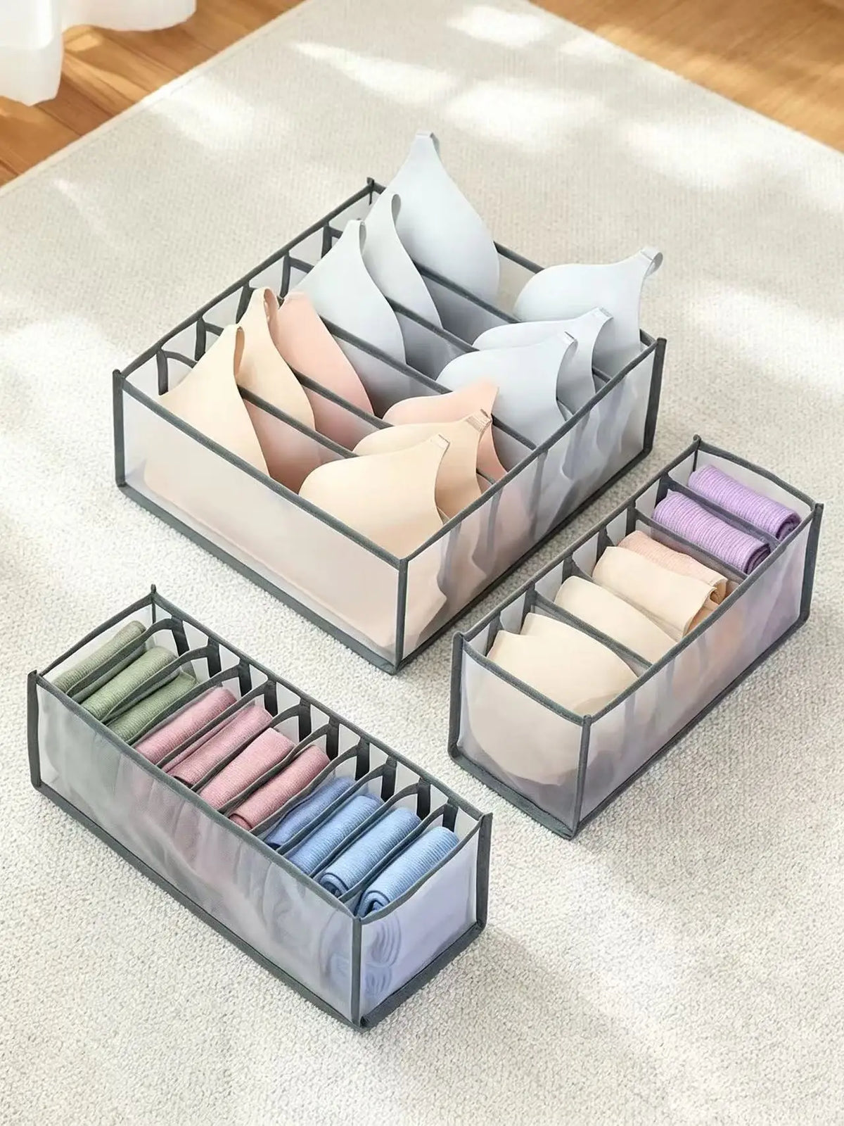 Drawer Organisers for Underwear, Bras and Socks