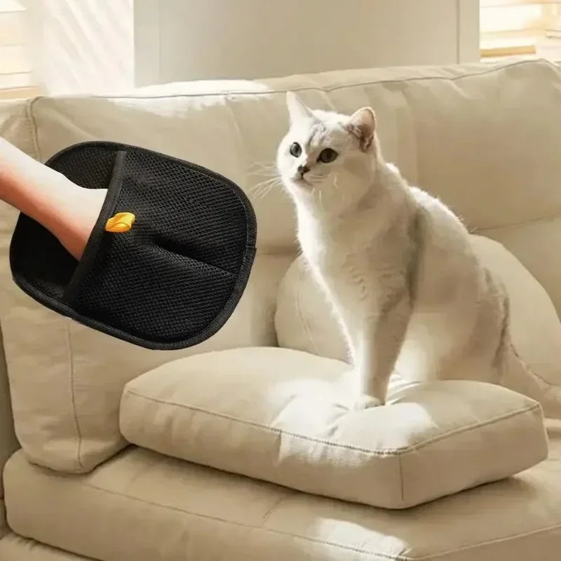 Efficient Pet Hair Cleaning Gloves Depilation Brushing Tools For Dog Cat Grooming Soft Brush Removes Hair From Sofa Carpet 