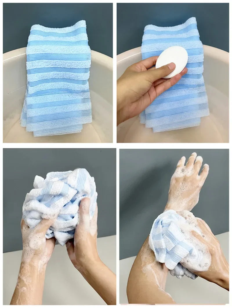 Long Bath Brush Back Scrubber 103x21cm for Shower Care