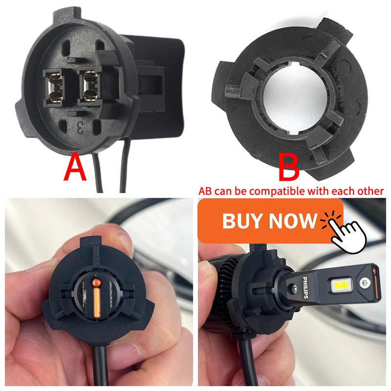 Philips Ultinon Rally 3551 LED H4 H7 H11 HB3/4 9006 9005 HIR2 Car Headlight 6500K White Max Power 50W Max Lumen 4500lm LED Bulb