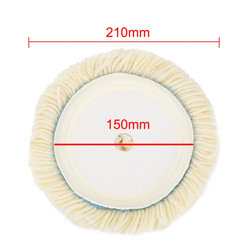 Six-Inch Wool-Blend Polishing Pad