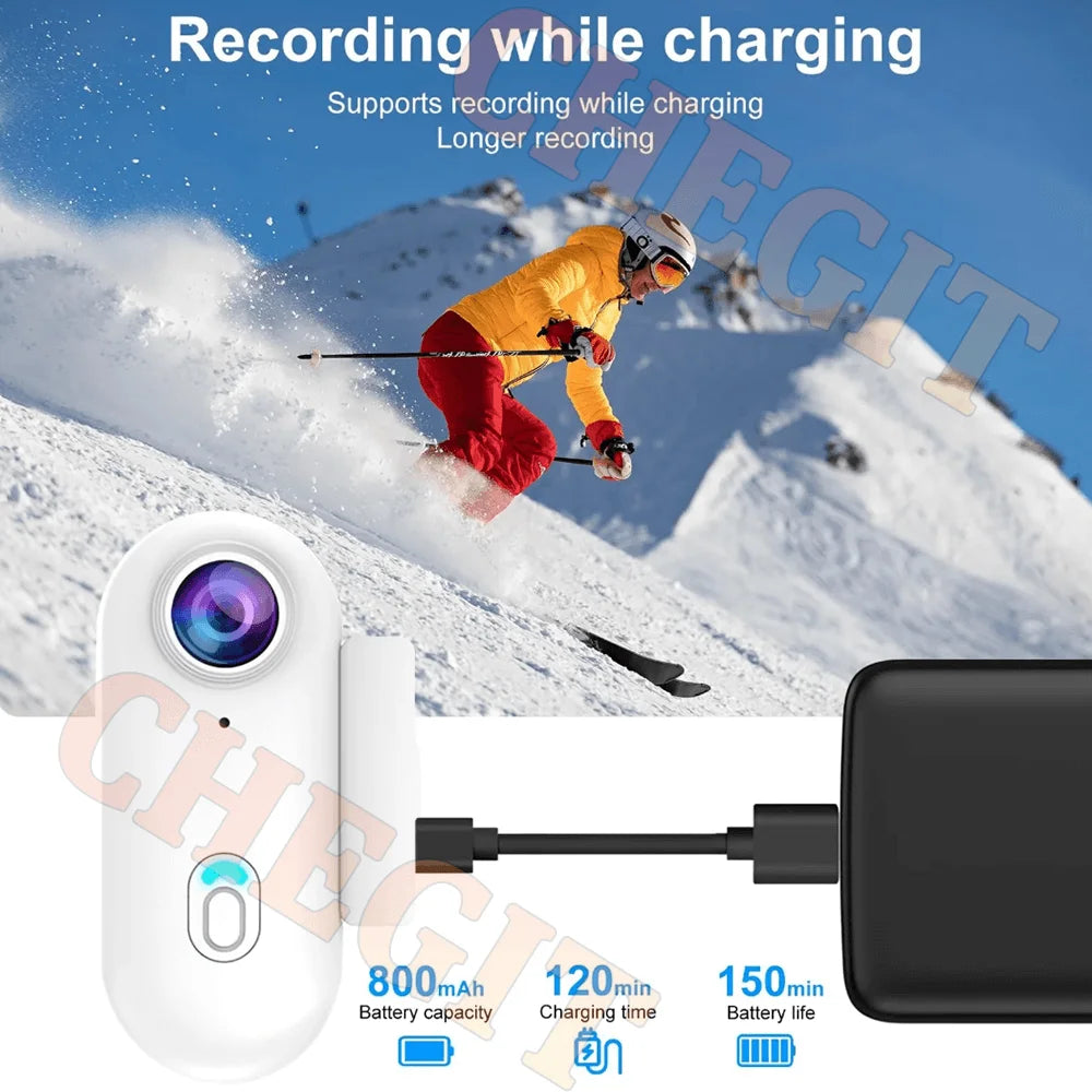 Mini 4K WiFi Action Camera Waterproof Body & POV Recorder