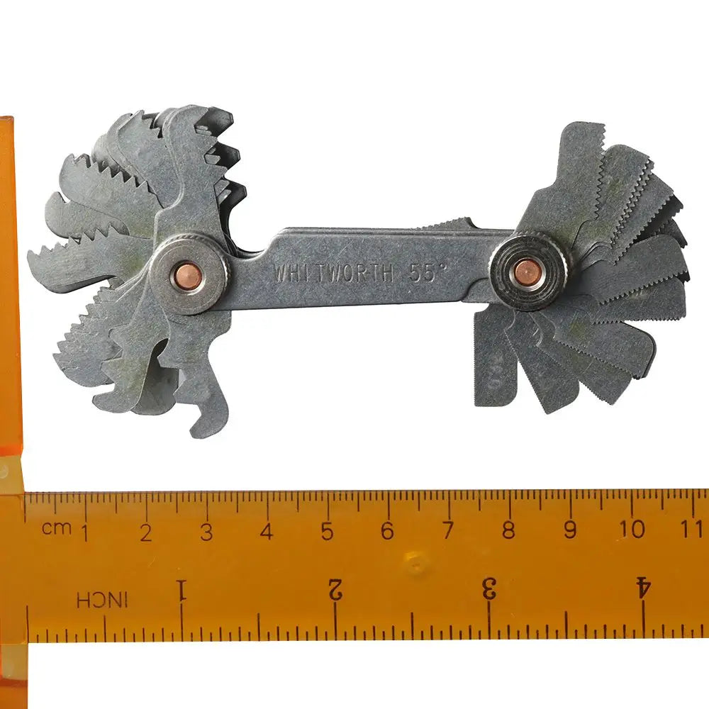 Metric and Imperial Thread Pitch Gauge, 52 Blades