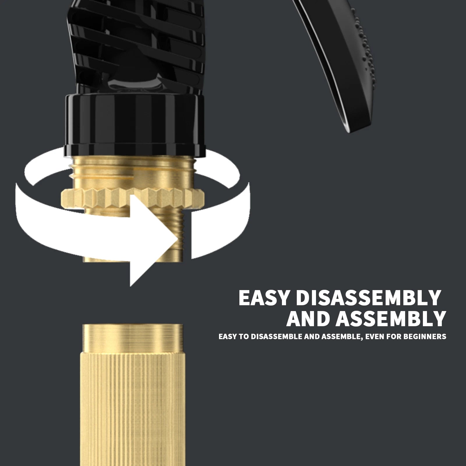 Tuyau d'arrosage extensible avec buse de pulvérisation à 7 modes