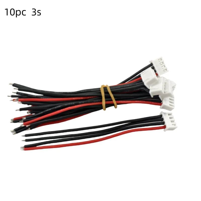 Prívodné vodiče balansovacieho konektora LiPo - balenie 10 ks, 1S až 8S