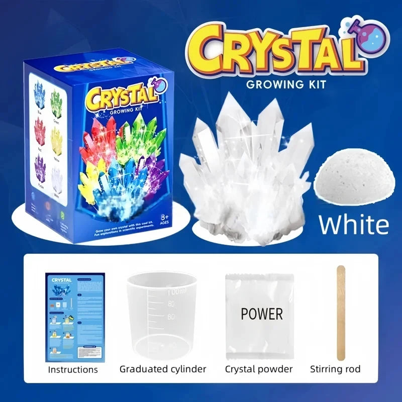 Kit de experimento científico para cultivo de cristais