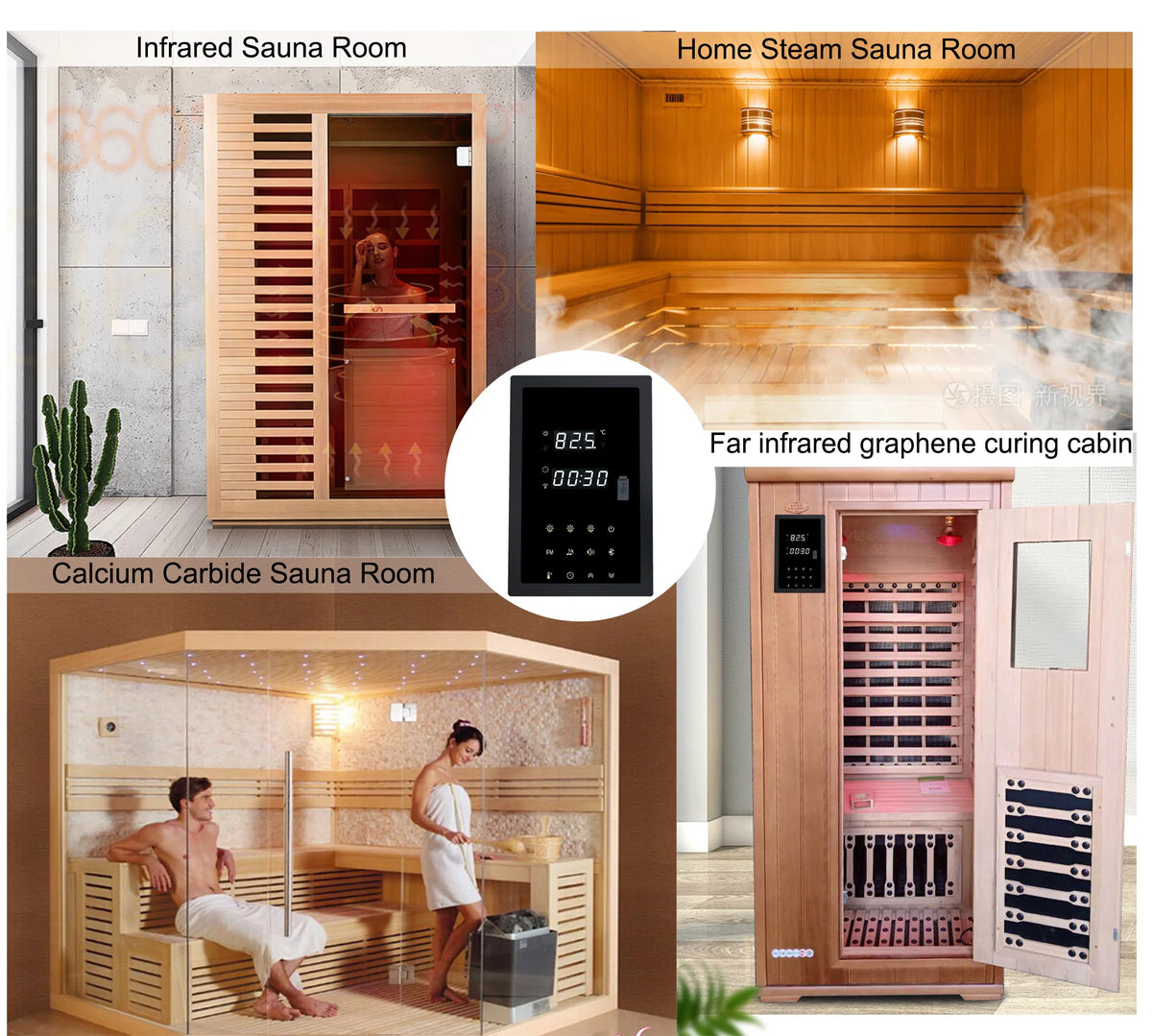 Sauna Room Controller Accessories for Control Panel, Optional Control Box