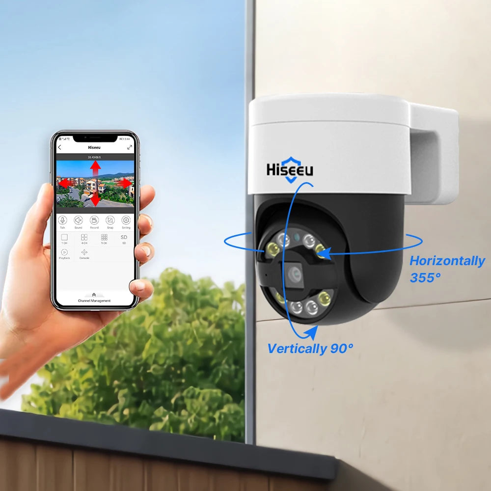 8MP PoE PTZ IP Camera with Color Night Vision