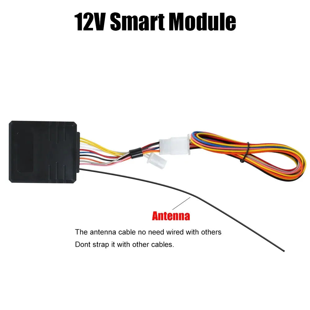 12 V Motorcycle Alarm with Two-Way Remote