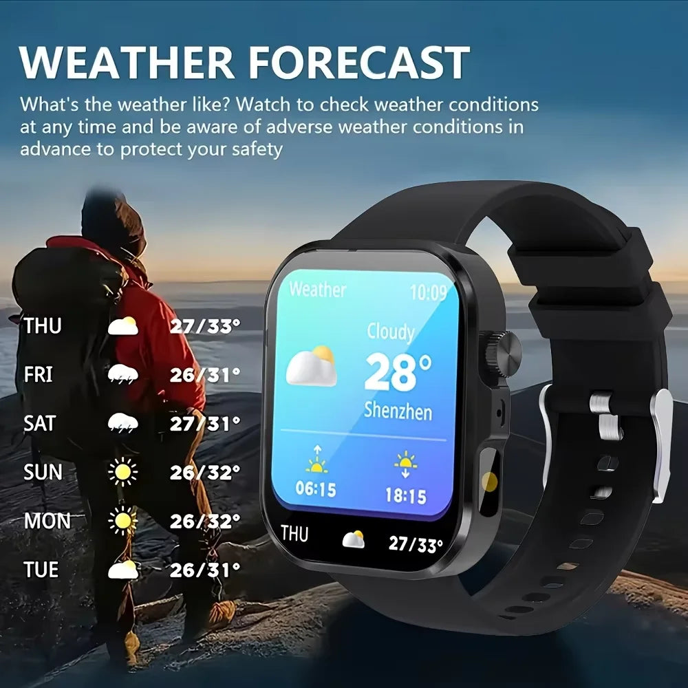 1.83-Inch Touchscreen Smartwatch, Bluetooth 5.4, Voice Assistant