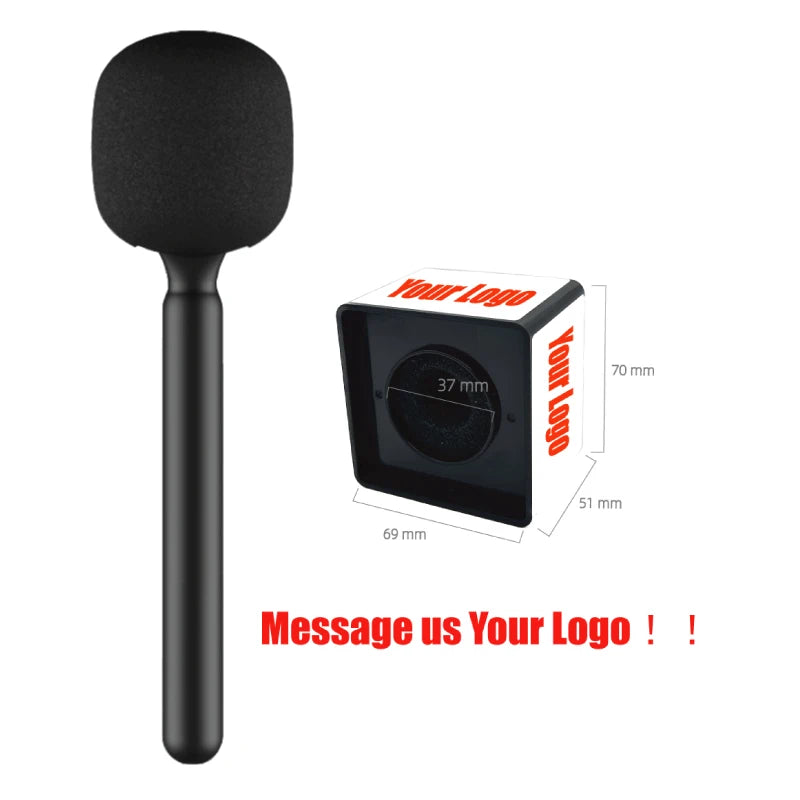 Handadapter für drahtlose Mikrofone bei Interviews
