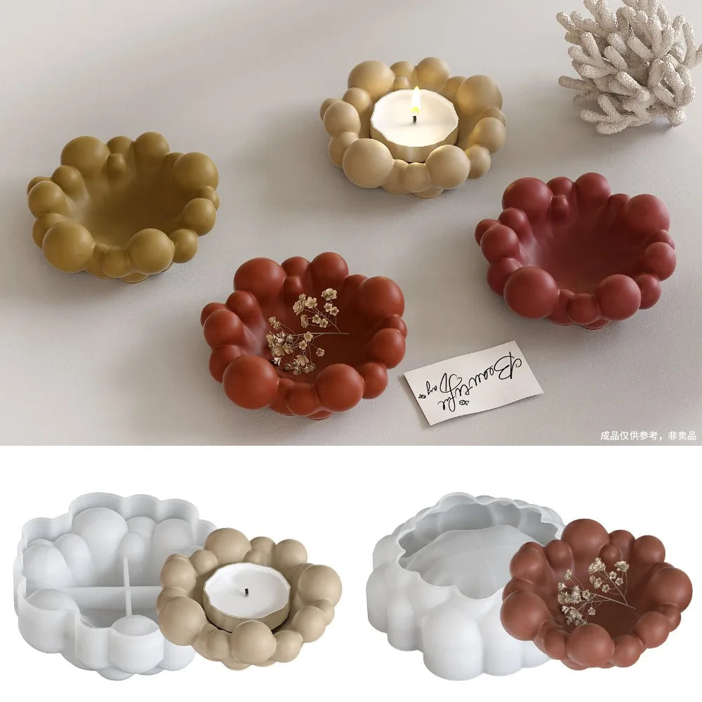 Bubble Cloud Bowl Silicone Craft Mould