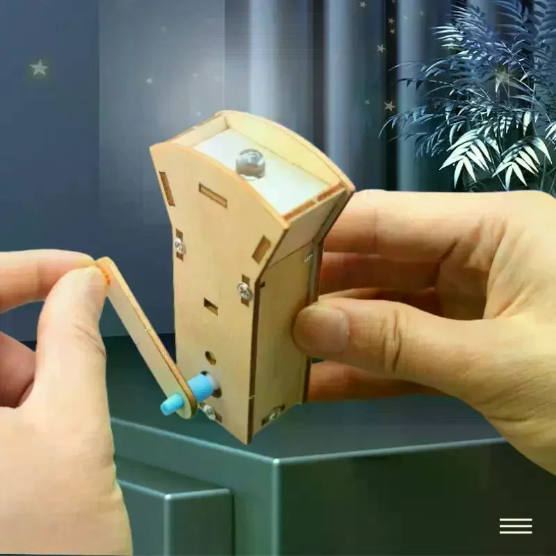 DIY håndsveiv lommelykt Science Kit