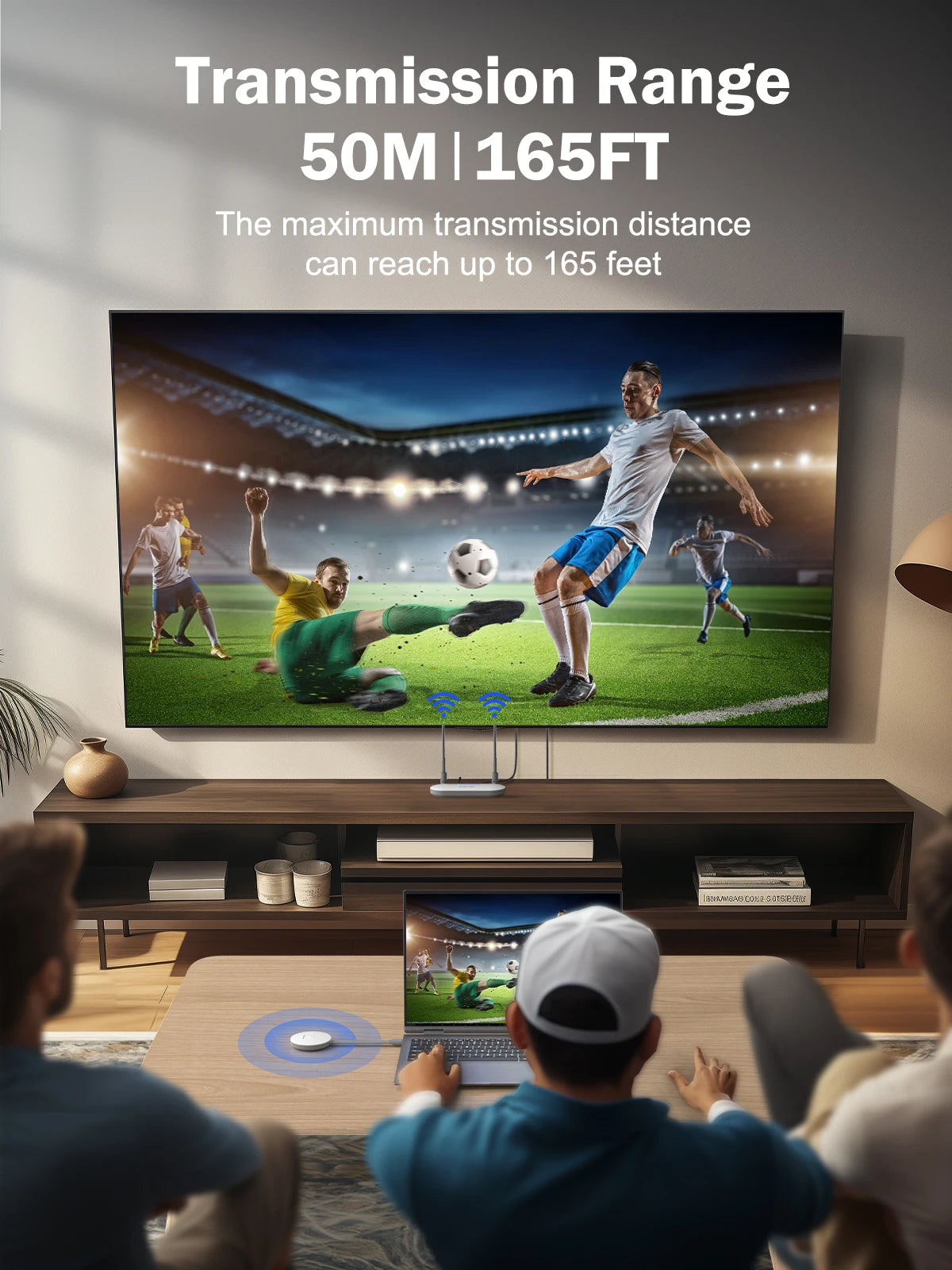 Trådløs HDMI-sender og HDMI/VGA-mottaker