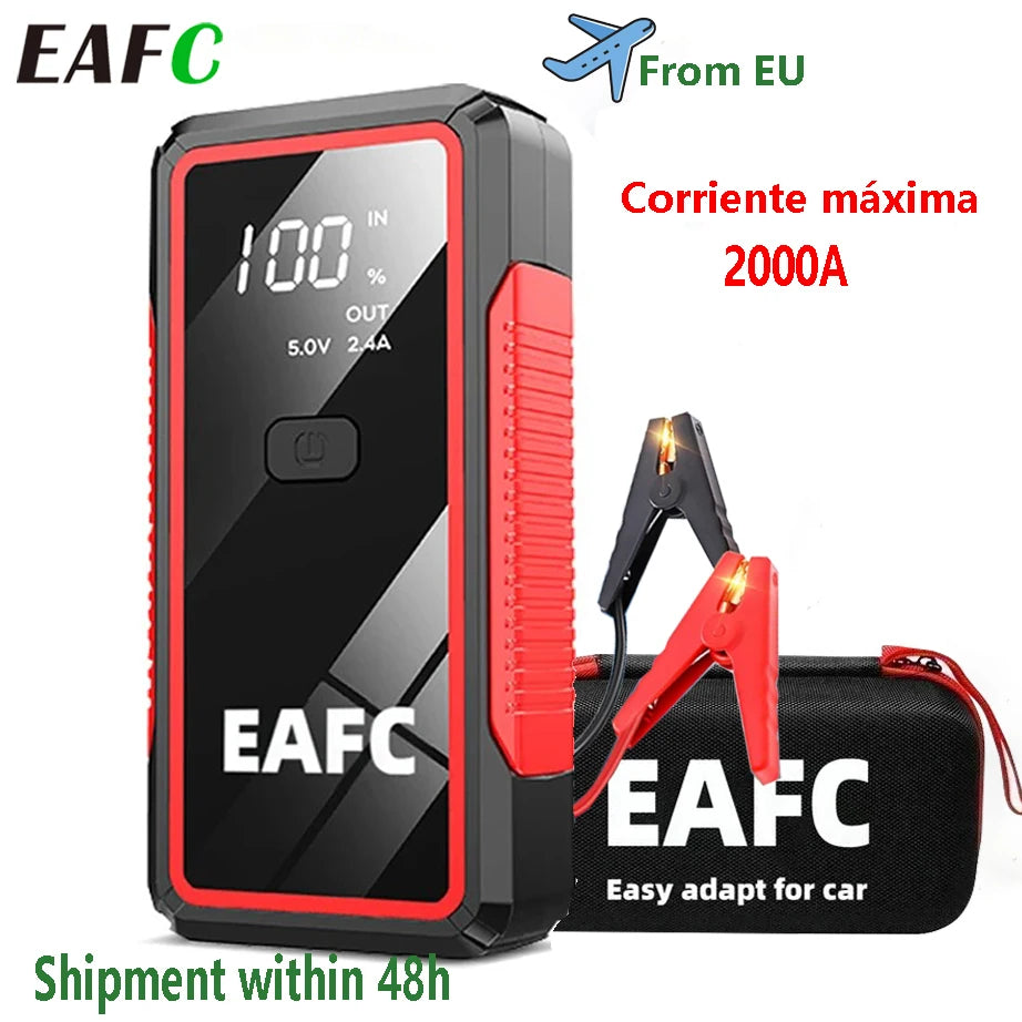 Power Bank Portatile Avviatore di Emergenza per Auto 600A / 1200A / 2000A