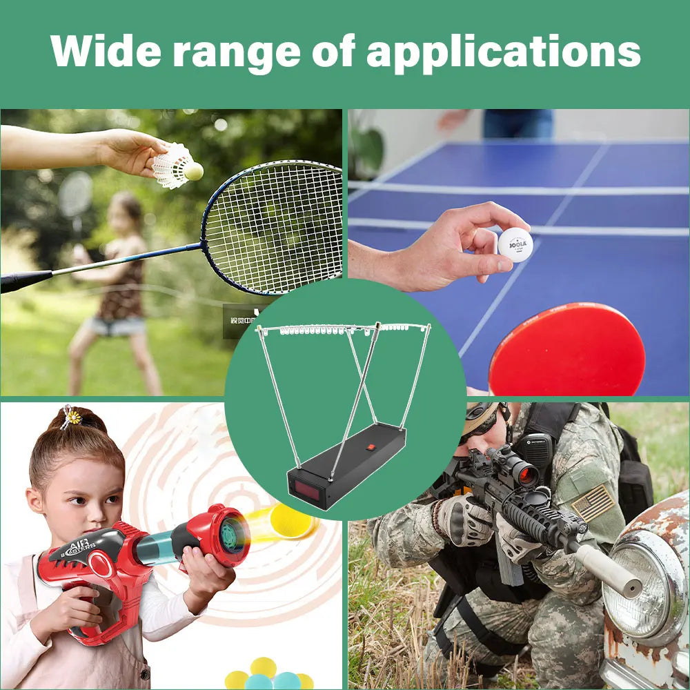 High Precision Chronograph 30-9999 FPS for Shooting Sports with Velocimetry Function for Slingshot and Bow Velocity Measurement