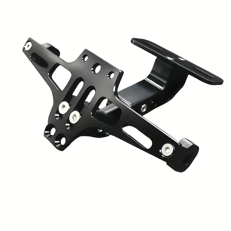 Universal Motorcycle Rear License Plate Mount Holder Aluminum Alloy Bracket Motorcycle Modification Parts Accessory 