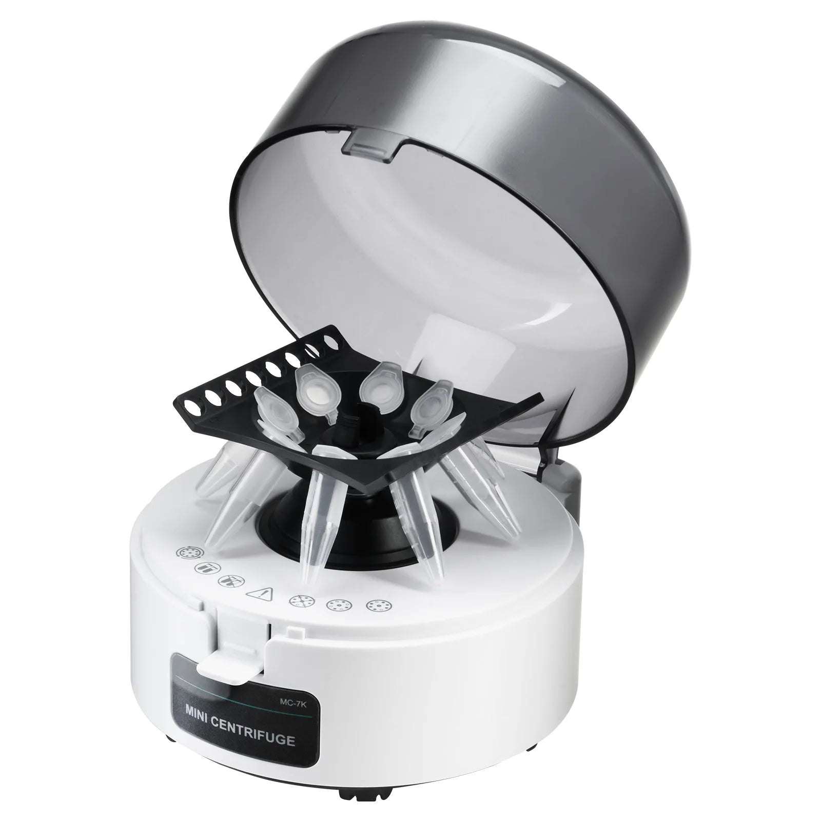 Mini centrifuge 7000 tr/min 3013xg avec rotor 2-en-1 pour tubes de laboratoire