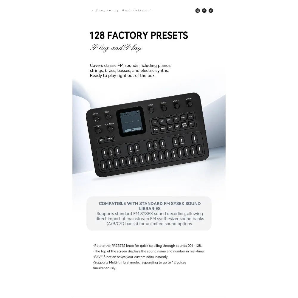 SK15 FM-1 Portable Synthesizer Sound Module