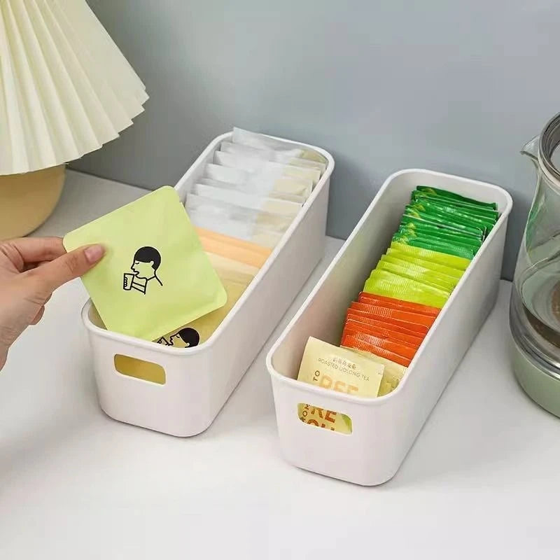 Stackable Rectangular Storage Box for Drawers and Wardrobes