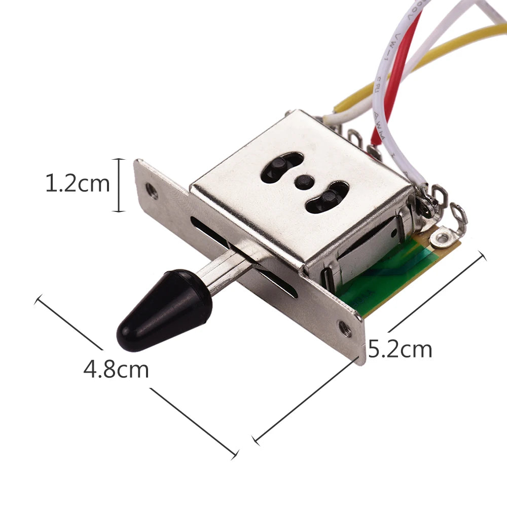 Prewired Guitar Harness with 500K Pots and Five-Way Switch