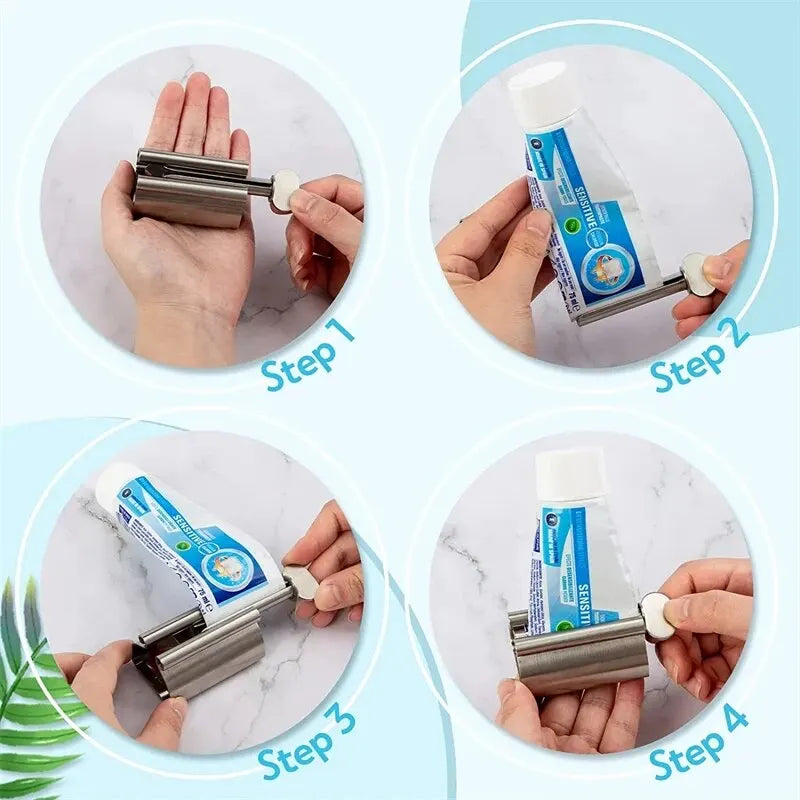 Stainless-Steel Toothpaste Tube Roller