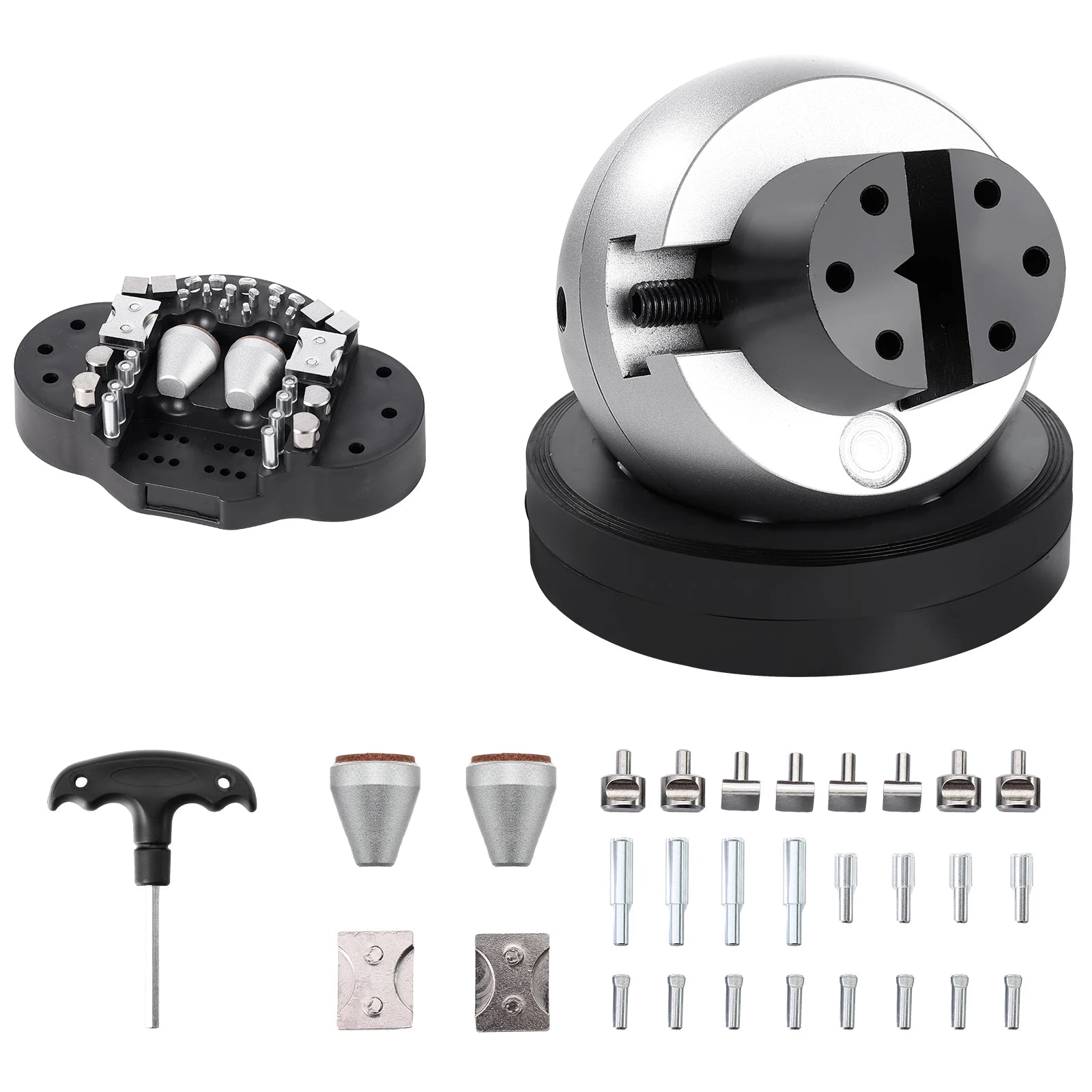 10kg graveerbalbank met 34 accessoires voor sieraden zetten