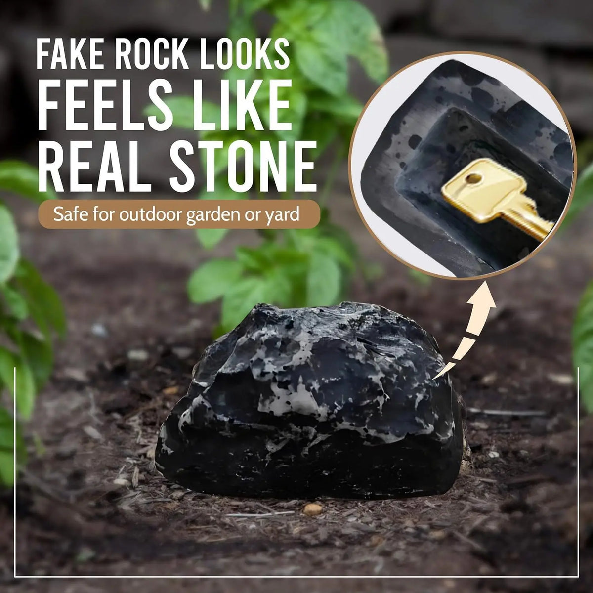 Stone Key Safe Hidden Door Key Box
