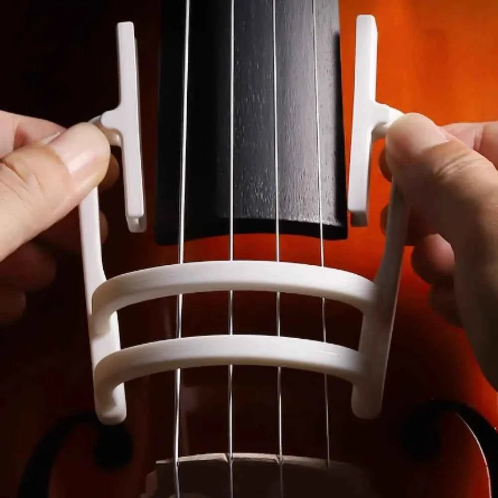 Cello Bow Guide with Rotating Mount