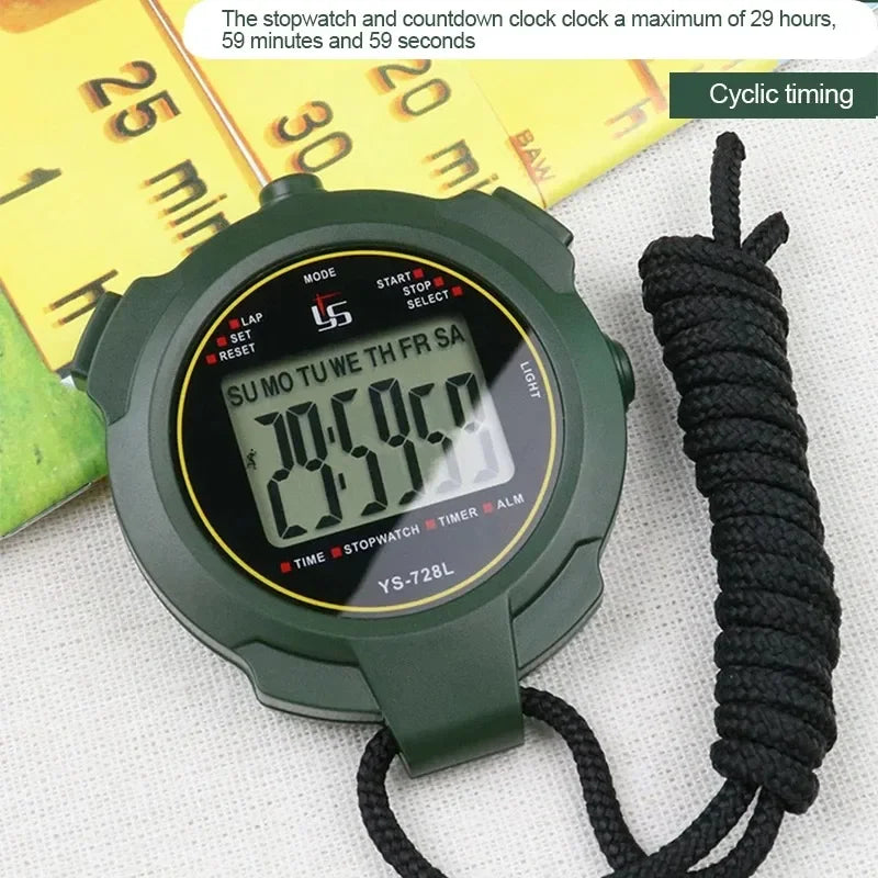 YS-728L Digital Stopwatch with Countdown and Backlight