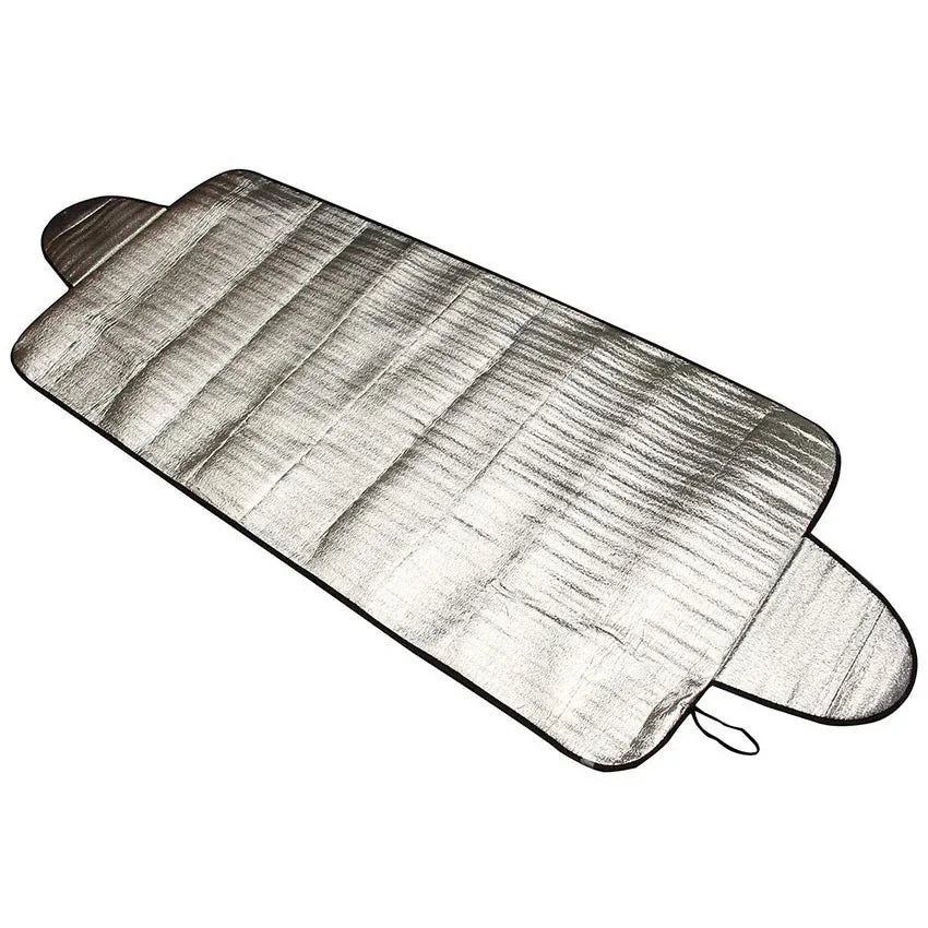Car Windscreen Snow and Sun Cover with Door Flaps